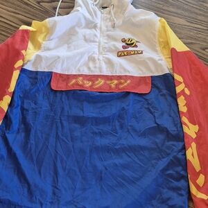 Vintage Pac-Man Colorful Windbreaker Jacket